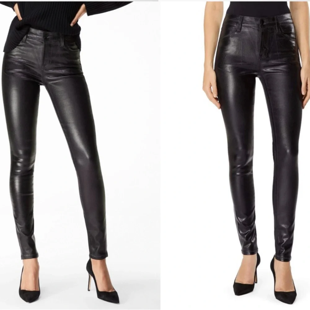 J Brand Maria High Rise Skinny Jeans in Galactic Black size 29
